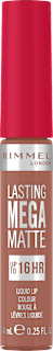 tekutá rtěnka Lasting Mega Matte 700 RIMMEL LONDON