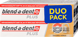 Műfogsorrögzítő Plus Unbeatable Bite, duopack blend-a-dent