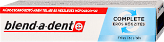 Műfogsorrögzítő krém Complete Extra Stark Original  blend-a-dent