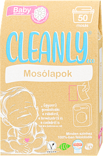 Mosószer lap Baby kamilla illattal CLEANLY eco