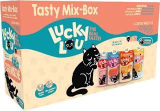 Nassfutter Katze Tasty Mix Multipack (12x125 g) Lucky Lou
