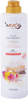 Parfumovaný čistiaci gél na podlahy Monoi z Tahiti, Limetka a Kvety Brazílie WEXÓR