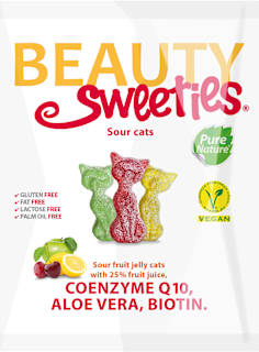 Żelki koty koenzym Q10, aloes i biotyna Beauty Sweeties