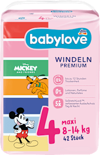 Premium pelene maxi vel. 4 (8-14 kg) babylove