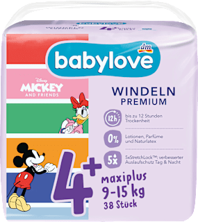 Plienky Premium - veľ. 4+ maxiplus (9-15 kg) babylove