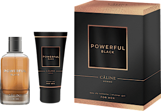 Geschenkset Homme Powerful Black Eau de Toilette 2tlg CÂLINE