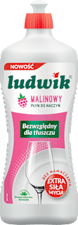 Płyn do mycia naczyń, malinowy LUDWIK