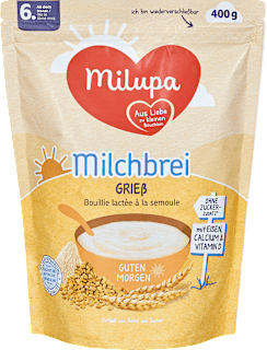 Milchbrei Grieß ab dem 6. Monat Milupa
