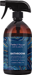 Profesjonalny płyn do mycia łazienki Bathroom, kardamon i czarna herbata, spray Perfect house