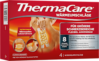 Thermacare Wärmeumschläge für größere Schmerzbereiche, Flexibel Anwendbar ThermaCare