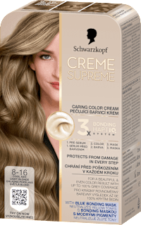 barva na vlasy Creme Supreme 8-16 Chladná popelavá světlá blond Schwarzkopf CREME SUPREME