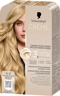 Barva za lase 9-0 Natural Light Blonde Schwarzkopf CREME SUPREME