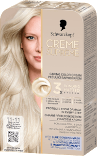 barva na vlasy Creme Supreme 11-11 Světlá blond Schwarzkopf CREME SUPREME