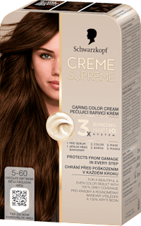 Barva za lase 5-60 Chocolate Brown Schwarzkopf CREME SUPREME