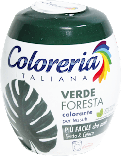 Colorante per tessuti verde foresta Coloreria ITALIANA