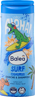 Gel za tuširanje in šampon za lase Surf Osaurus Balea