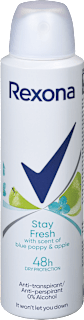 Deodorant v spreju Stay Fresh z vonjem modrega maka in jabolka Rexona