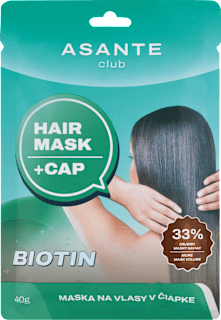 Maska na vlasy v čiapke BIOTIN ASANTE