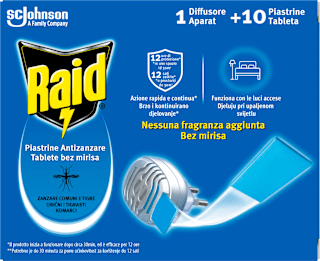 Električni aparat + 10 tableta za električni aparat protiv komaraca  Raid