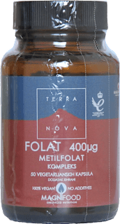 FOLAT 400 μg METIL FOLAT KOMPLEKS kapsule TERRANOVA
