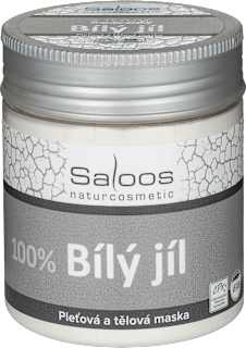 100% francouzský bílý jíl Saloos