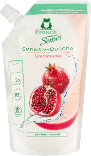 Náhradná náplň sprchovací gél granátové jabko Sensitive Frosch Senses