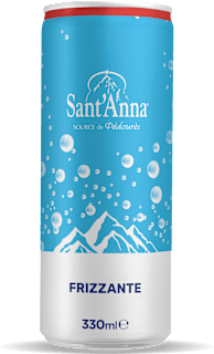 Acqua frizzante lattina Sant'Anna