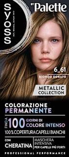 Colorazione permanente Metallic Collection 6-61 castano dorato syoss