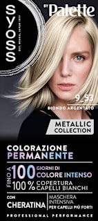 Colorazione permanente Metallic Collection 9-53 biondo argentato syoss
