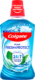 PLAX FRESH&PROTECT 24/7 tečnost za ispiranje usta - COOL MINT Colgate
