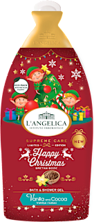 Душ гел Happy Christmas Ванилия и какао L'ANGELICA