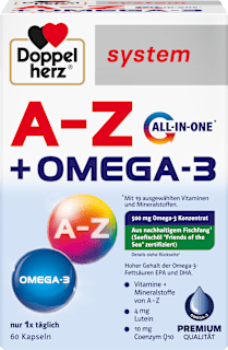 Doppelherz system A-Z + Omega-3 Kapseln 60 St Doppelherz