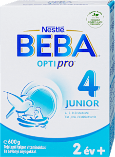 OPTIPRO 4 JUNIOR Tejalapú italpor vitaminokkal és ásványi anyagokkal 2év+ BEBA