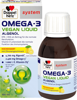 Doppelherz system Omega-3 Vegan Liquid Algenöl Doppelherz