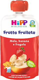Frutta frullata mela, banana e fragola HiPP