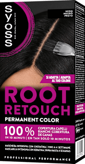 Colorazione permanente Kit Root Retouch nero syoss