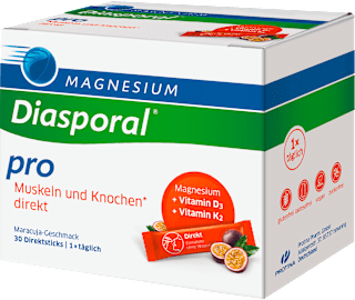 Magnesium-Diasporal Pro Muskeln und Knochen direkt Direktgranulat Sticks 30 St Diasporal