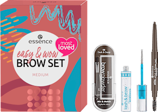 easy & WOW brow set medium essence