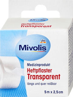 Rýchloobväz, transparentný Mivolis
