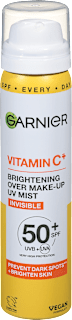 Sprej za zaščito obraza pred soncem Brightening, ZF 50+  GARNIER
