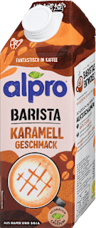 Ovseni in sojin napitek Barista z okusom karamele alpro