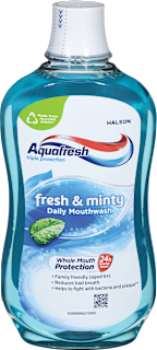 Ustna voda fresh & minty Aquafresh