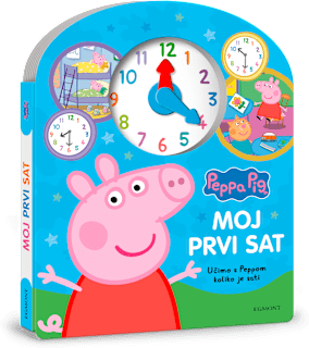 Peppa: Moj prvi sat slikovnica za djecu EGMONT