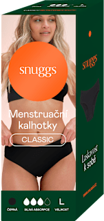 menstruační kalhotky pro silnou menstruaci, velikost L snuggs
