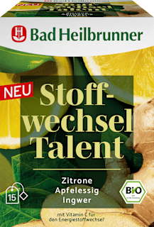 Kräutertee Stoffwechsel Talent (15 x 1,8 g) Bad Heilbrunner