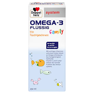 Doppelherz system Omega-3 Flüssig family  Doppelherz