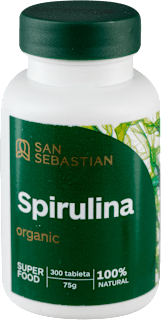 Spirulina organic tablete San Sebastian