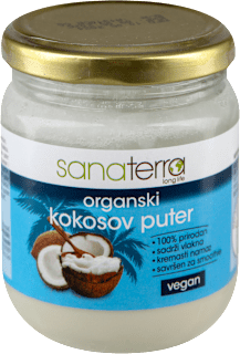 organski kokosov puter sanaterra