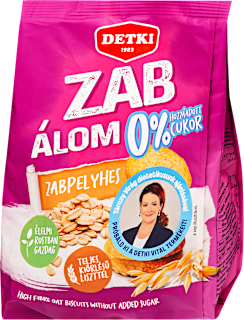 Zabpelyhes keksz, hozzáadott cukor nélkül Detki