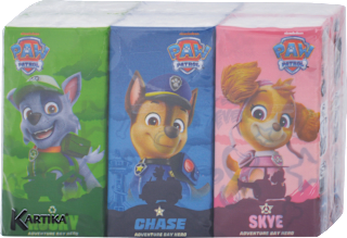 Detské hygienické vreckovky 6x9 PAW PATROL